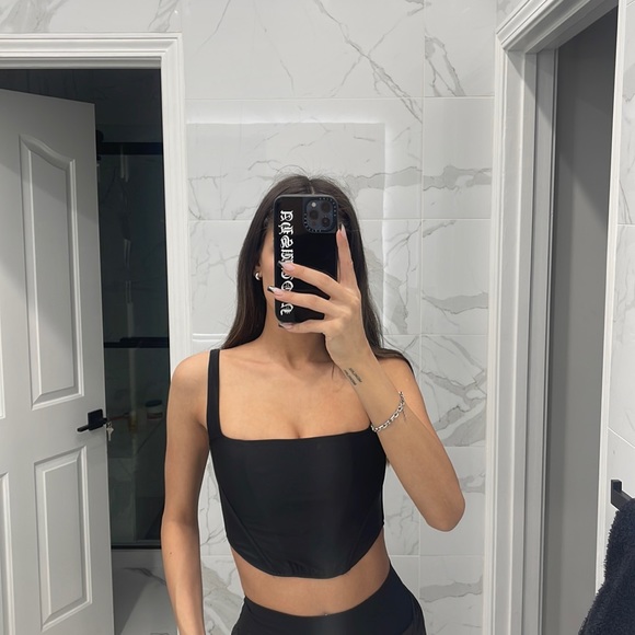 Black corset top - Picture 2 of 7